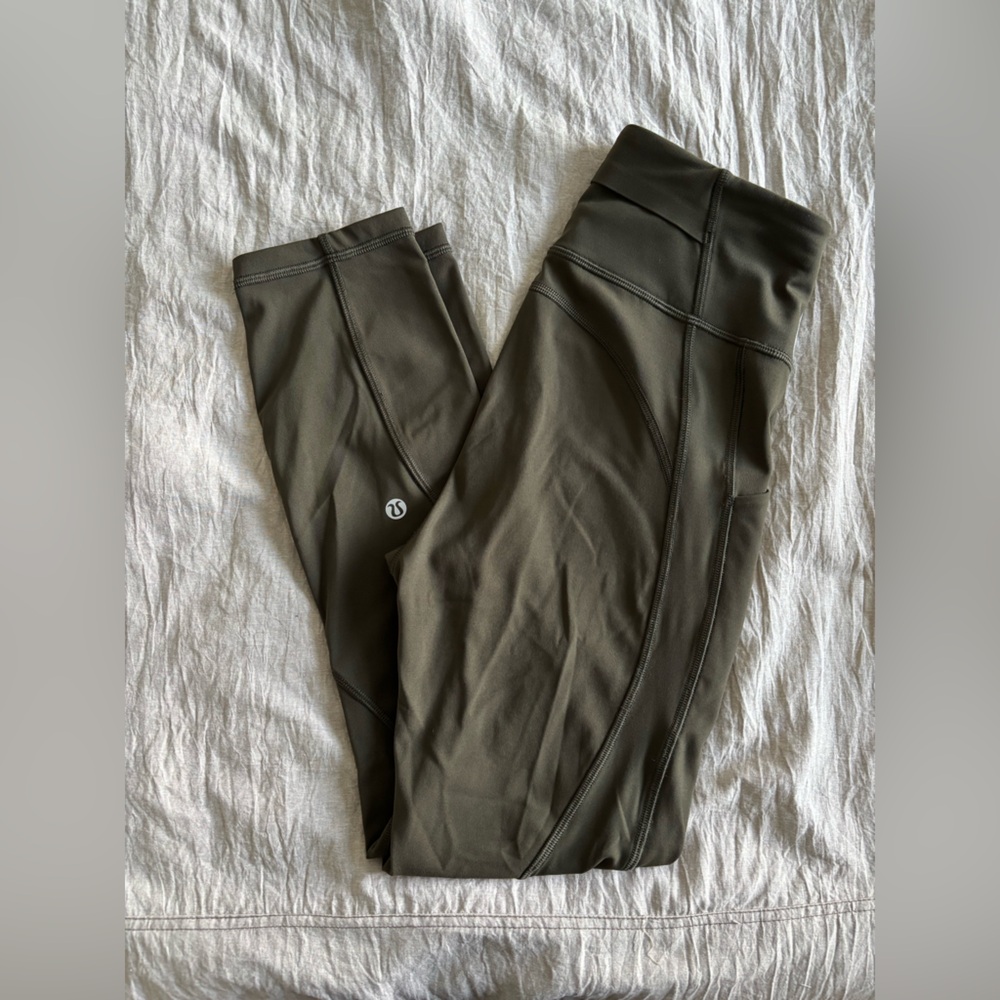 lululemon athletica Dark Olive Leggings